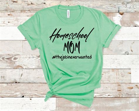 Homeschool Mom T-Shirt – Hometownshirts