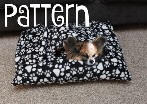 Tutorial Dog Bed With Pillow Insert PATTERN tutorial DIY - Etsy | Dog ...