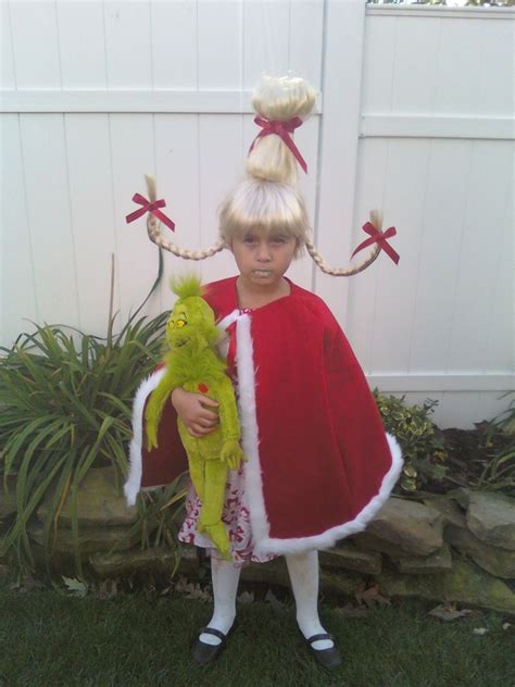 Cindy Lou Who from the Grinch.... I made the hair and my sister made the cape (w… | Christmas ...