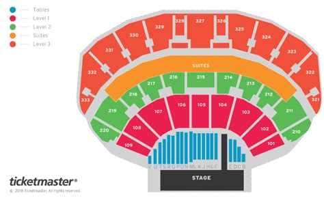 2023 Cazoo Premier League Darts Seating Plan - First Direct Arena