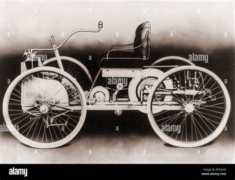 An 1896 Ford, a gasoline-powered motor car, which its maker, Henry Ford ...