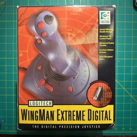 LOGITECH WINGMAN EXTREME Digital Flight Simulator Joystick 15-pin game port NOS $20.00 - PicClick