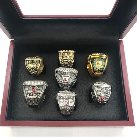 BOSTON RED SOX WORLD SERIES RINGS FULL SET - Punk Dark