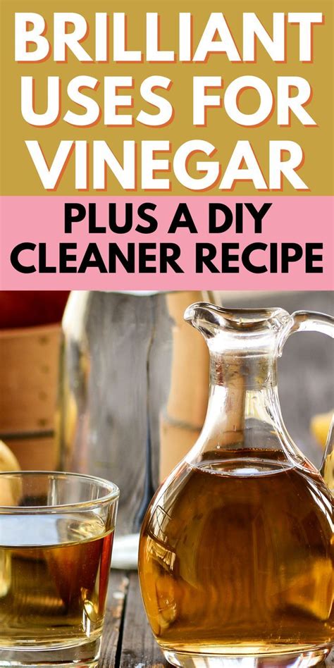 Brilliant uses for vinegar a homemade cleaner recipe – Artofit