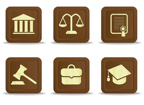 Law icons — Stock Vector © abc2102 #12586283