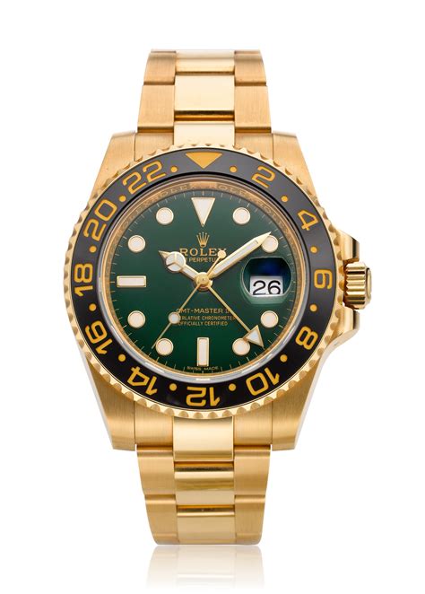 ROLEX, GMT-MASTER II, 18K GOLD, REF. 116718LN, | Christie’s