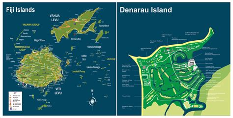 Map of Fiji and Denarau Island - Professionals FIJI Real Estate Experts