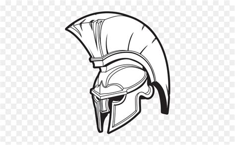 Gladiator Drawing Amazing - Easy Spartan Helmet Drawing, HD Png Download - vhv