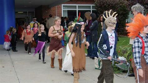 South School Halloween parade