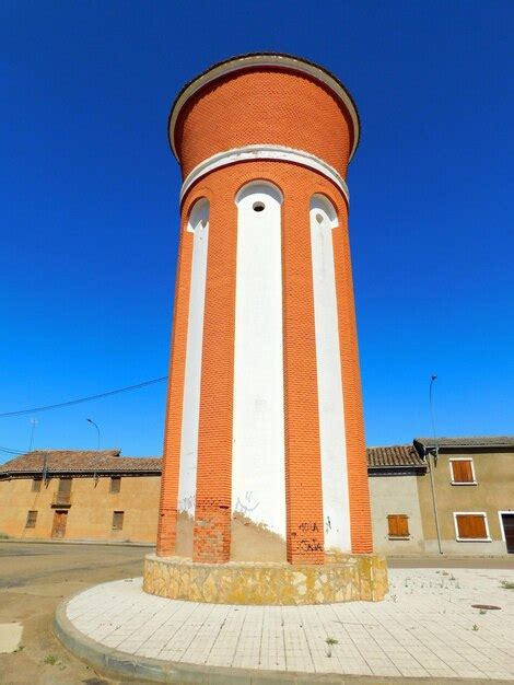 Premium Photo | Ancient water tank tower in rural landscapes