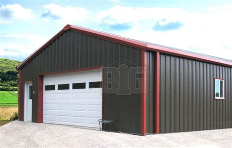 Maverick Metal Garage 24x30x10 - Big Buildings Direct | Metal garages, Metal garage buildings ...