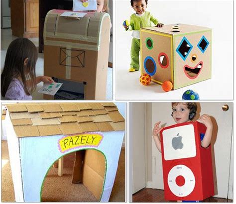 32 Things to Make Using A Cardboard Box {diy} | Cardboard box diy ...