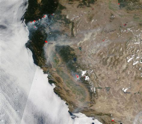 West Coast Wildfires Blaze in Satellite Photo | Space