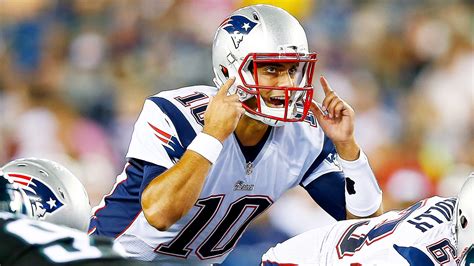 New England Patriots will start Jimmy Garoppolo in preseason finale