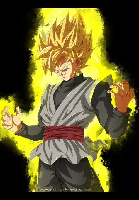 Black Goku SSJ by SenniN-GL-54 | Goku black, Goku, Anime dragon ball super