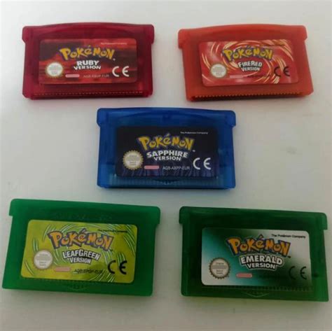 Eu Version Pokemon Emerald For Gba Video Game Cartridge - Buy Eu ...