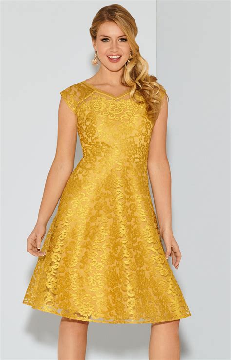 Paris Occasion Dress Short Saffron Gold - Evening Dresses, Occasion Wear and Wedding Dresses by ...