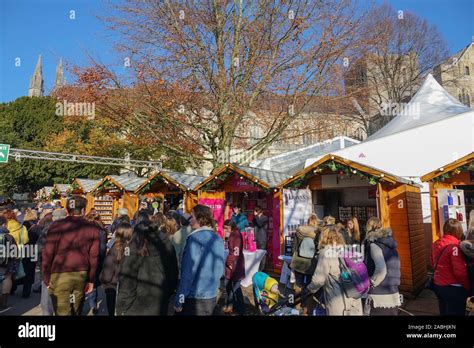 Winchester Christmas Market Stock Photo - Alamy