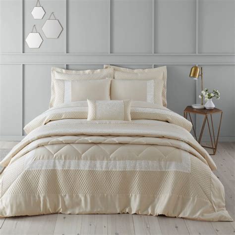 Bardot Cream Duvet Cover and Pillowcase Set | Dunelm