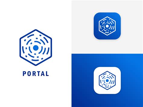 Portal Logo by Rebecca De Roxas on Dribbble