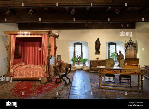 Vianden Castle interior, Luxembourg Stock Photo - Alamy