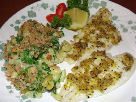 The Cookbook Blogger: Baked Flounder, Smoked Gouda Macaroni and Cheese