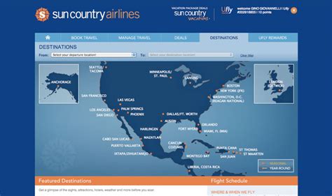 Sun Country Airlines - Miles Interactive