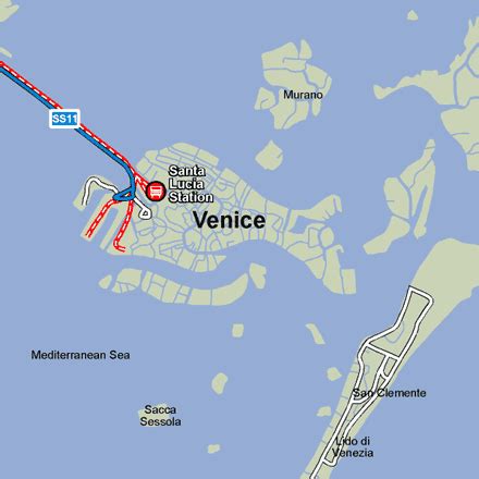 Venice Rail Maps and Stations from European Rail Guide