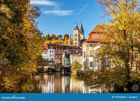 Esslingen am Neckar, Germany, Scenic View of the Medieval Town Center ...