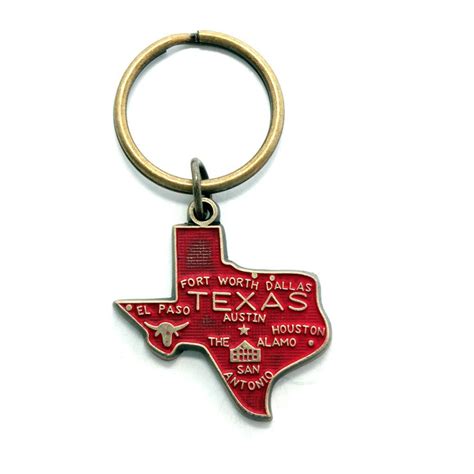 Texas Keychain | Gleeful Peacock