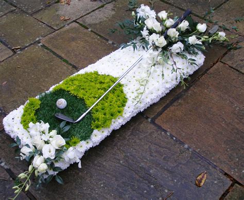 Gorgeous Golf Tribute- Funeral Sympathy Flowers by Kettering Funeral ...