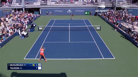 Photos: Garbiñe Muguruza vs. Clara Tauson, 2022 US Open first round ...