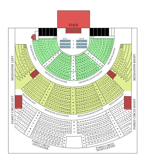 Seating Chart - Scottish Rite Auditorium - Collingswood, NJ