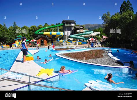 'Lazy River' ride, Hanmer Springs Thermal Pools & Spa, Hanmer Springs, North Canterbury ...