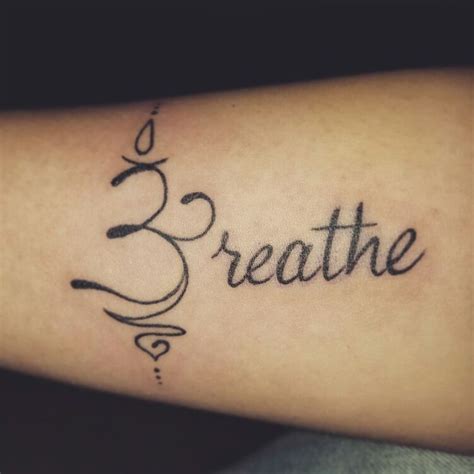 Just breathe🍃 | Just breathe tattoo, Inspirational tattoos, Breathe tattoo