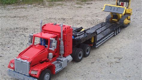 AMERICAN TRUCK WITH TRAILER in Lego Technic version #25 - YouTube