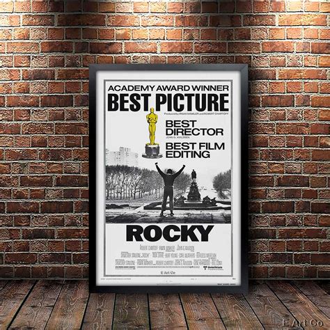 Rocky , Movie Poster, Framed and Ready to Hang. Rocky Gift - Etsy