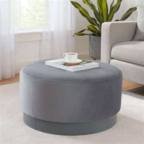 Better Homes & Gardens Addison Large Round Ottoman, Multiple Colors - Walmart.com | Large round ...