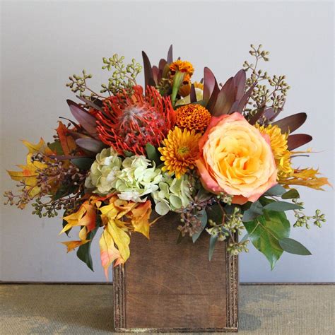 Natural Harvest Thanksgiving Flower Arrangements, Thanksgiving Flowers ...