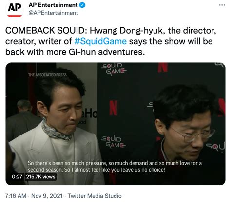 Season 2 of 'Squid Game' From Netflix Has Been Confirmed And I'm So Excited