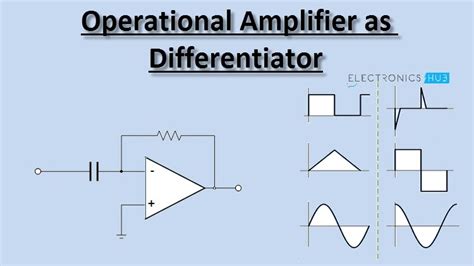 Operational Amplifier as Differentiator Circuit Applications