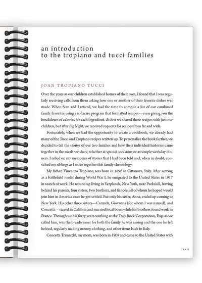 The Tucci Cookbook (Spiral Bound) - Joan & Stan Tucci, Scappin & Taft – Lay it Flat Publishing Group