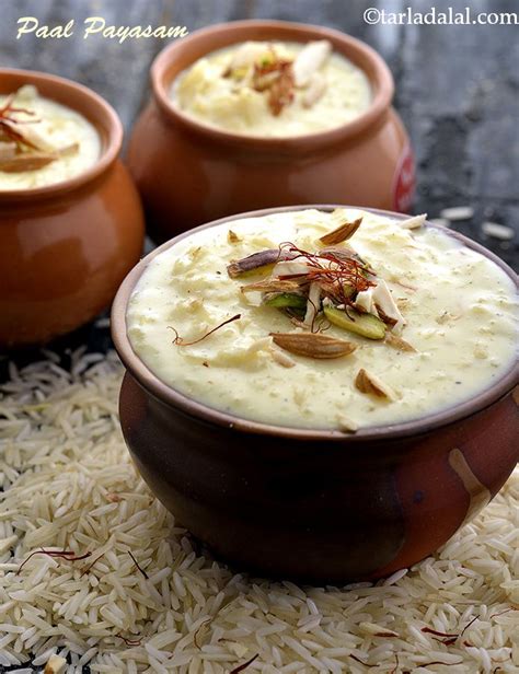 Paal Payasam, South Indian Rice Kheer recipe, Kerala