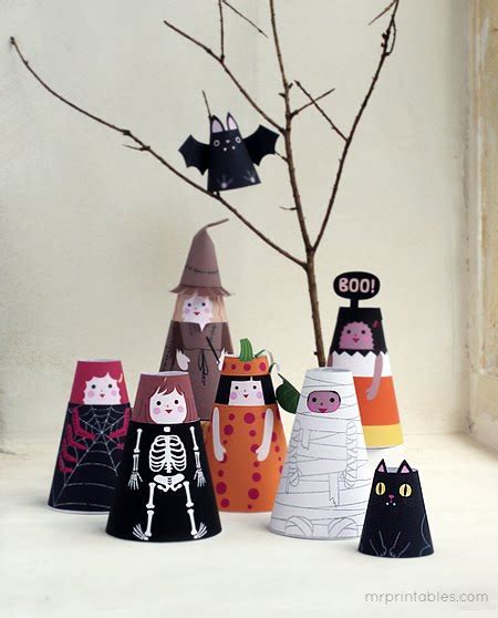 How About Orange: Printable Halloween paper dolls