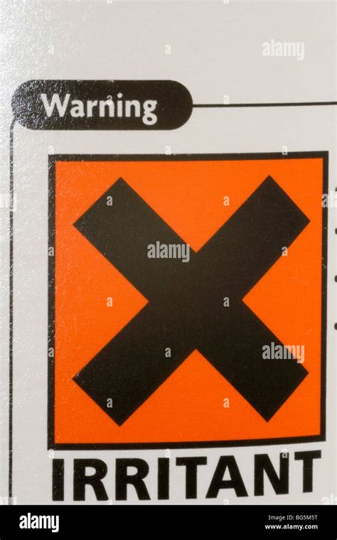 Warning label bleach hi-res stock photography and images - Alamy