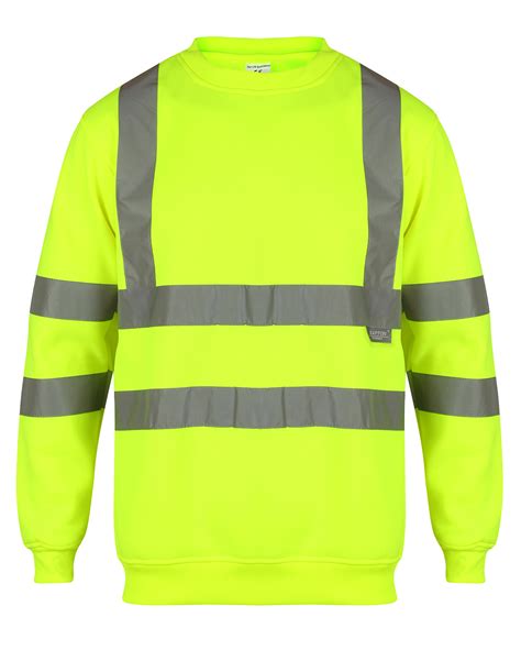 HIGH VISIBILITY CREW NECK SWEATSHIRT – Kapton Work Wear