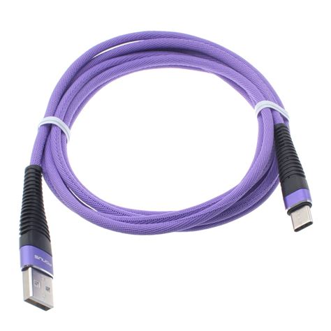 10ft USB Cable for Samsung Galaxy A50/A20/A10e - Purple Type-C Charger Cord Power Wire USB-C ...