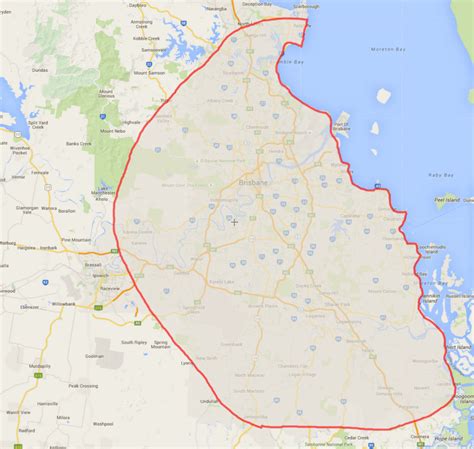 Greater Brisbane Region Delivery Boundaries.