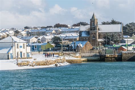 Snow Snow Snow in Hayle - Photograph West Cornwall