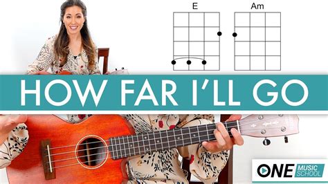 How to play "How Far I'll Go" from Moana - Ukulele Lesson / Tutorial - YouTube